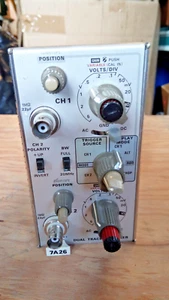 Tektronix 7A26 Plug-In Dual Trace Amplifier 7000 Series backplane - Picture 1 of 4