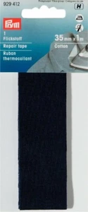 Prym Iron On Cotton Repair Sheet - Navy Blue - Picture 1 of 1