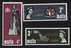 Malta Royal Visit 3v 1967 MNH SG#396-398 Sc#378-380