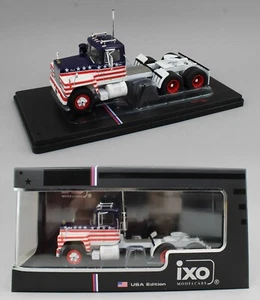 1:43 IXO Models *STARS & STRIPES* 1966 Mack R Model Day Cab SEMI TRUCK *NIB* - Picture 1 of 6