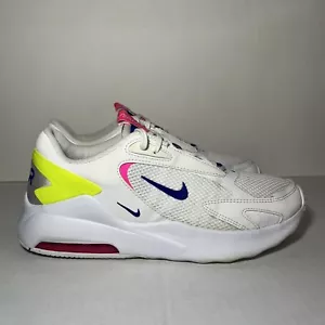 Size 10 - Women’s Nike Air Max Bolt AMD White Indigo Burst Pink Blast Lace Up - Picture 1 of 7