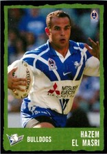 ✺New✺ 2004 CANTERBURY BULLDOGS NRL Premiers Card HAZEM EL MASRI Daily Telegraph