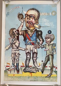 Plakat Poster - Wolfgang Petrick - Olympiade 1972 Grafikdesign München Olympia - Bild 1 von 5