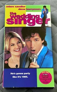 the wedding singer VHS Tape 1998 Adam Sandler Drew Barrymore Christine Taylor - Picture 1 of 18