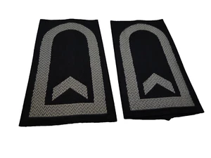 1 Paar Bundeswehr Rangschlaufen Feldwebel Luftwaffe weiß /blau - Picture 1 of 1