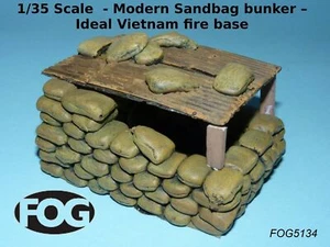1/35 Scale - Modern Sandbag bunker – Ideal Vietnam fire base - Picture 1 of 8
