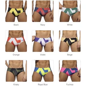 Men's Board Shorts Swimming Briefs Trunks Swimsuit Underwear Bikini Quick Drying - Picture 1 of 22