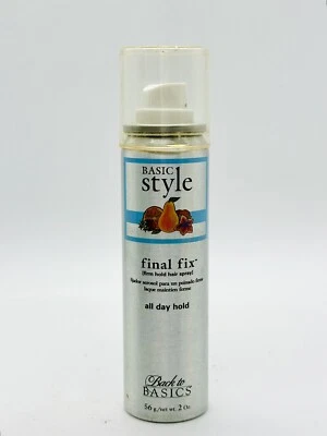 Back to Basics BASIC STYLE FINAL FIX FIRM HOLD HAIR SPRAY All Day Hold 2 oz - Image 1 of 2