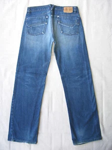Volcom Enowen Straight Jeans Youth Sz 20 / 30 X 28 Blue Distressed 100% Cotton - Picture 1 of 12