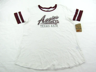 Texas A&M University Aggies Short Sleeve Shirt Ladies XL  Football Logo College - Image 1 of 4