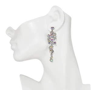 Kirks Folly Ohrringe Fee Champagner Blasen durchbohrt silberfarben - Bild 1 von 6