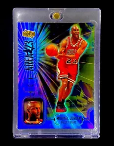 MICHAEL JORDAN HOLO PURPLE BLUE REFRACTOR RAINBOW FOIL SP Insert - BULLS - Picture 1 of 6