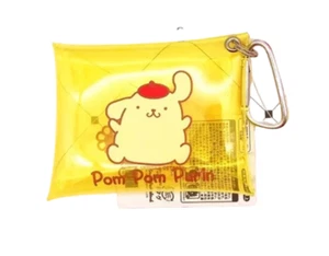 JAPAN Sanrio Pompurin gelb Schlüsselanhänger Clip Druckknopf klar Münzetui Tasche Handtasche - Bild 1 von 2