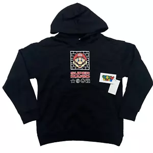 Super Mario Bros. Youth Boy's Graphic Hoodie - Black - M (10/12) - Picture 1 of 6