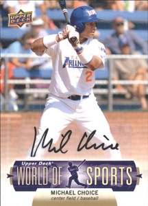 2011 Upper Deck World of Sports Autograph #21 Michael Choice C