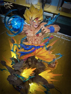 MRC Studio Dragon Ball Super Saiyan Goku 1/4 Resin Figures Model Statue In Stock - Image 1 of 4