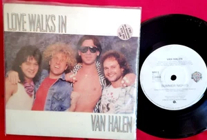 VAN HALEN Love walks in 45rpm 7" + PS 1986 AUSTRALIA MINT- PROMO - Picture 1 of 2
