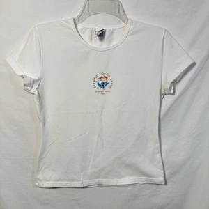 Vintage Olympic Torch Relay Sydney 2000 Women's Large Millennium Collection Tee - Picture 1 of 8