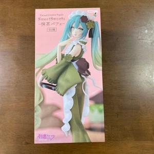 Sega Hatsune Miku Figure Exceed Creative Sweet Sweets Matcha Parfait Ver. New - Picture 1 of 6