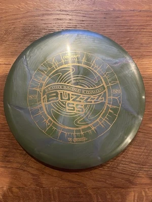 Discraft Titanium Swirl Buzzz SS Ledgestone 2022 Used Midrange Green 179 Grams - Image 1 of 3