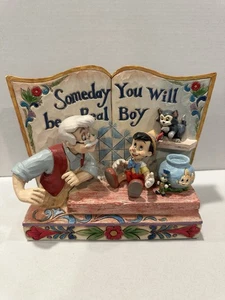 Disney Showcase Collection Pinocchio Someday You Will Be A Real Boy Enesco - Picture 1 of 11