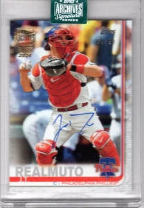 J.T. REALMUTO 2024 TOPPS ARCHIVES SIGNATURE SERIES 2019 BUYBACK AUTO #59/99 - Picture 1 of 2