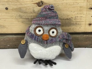 Prima Creations "I Love Winter Owl" with Hat and Scarf NO TAG - Picture 1 of 15
