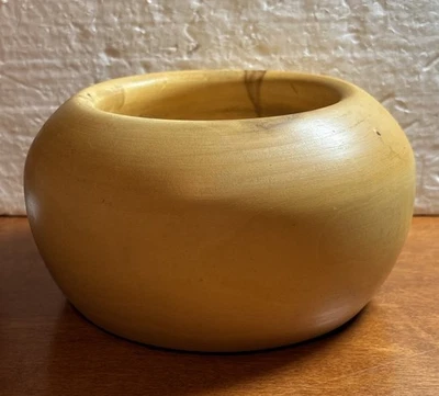 Домашняя деревянная чаша/цветочный горшок 4 x 8 дюймов - Изображение 1 из 4