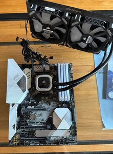 Intel i5-9600k + ASUS Z390-A MB + 32GB RGB + Corsair CPU Water Cooler / LGA1151 - Picture 1 of 3