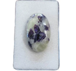 Fluoritopal Cabochon 29,7x18,8 mm 32 ct. Nr. U33725 - Bild 1 von 1