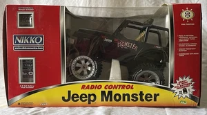 Nikko RC Jeep Monster 1/15 Scale Black Sealed New Remote Control 150030BC READ - Picture 1 of 8