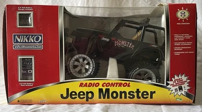 Nikko RC Jeep Monster 1/15 Scale Black Sealed New Remote Control 150030BC READ - Image 1 of 4