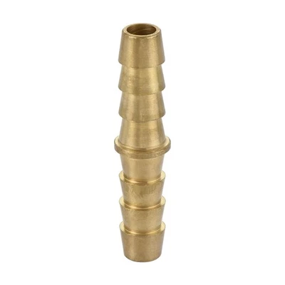 Tubo Ardiglione Raccordo 1/4 a 1/4" Ottone Cavo Dritto Rapido Connettore - Immagine 1 di 4