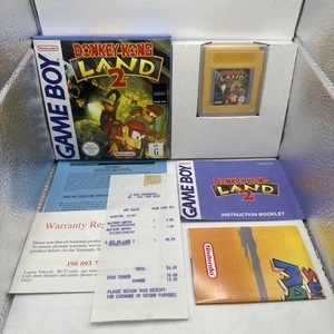 Donkey Kong Land 2 • Nintendo GameBoy Game (1996) Boxed Complete + Manual • AUS - Bild 1 von 13