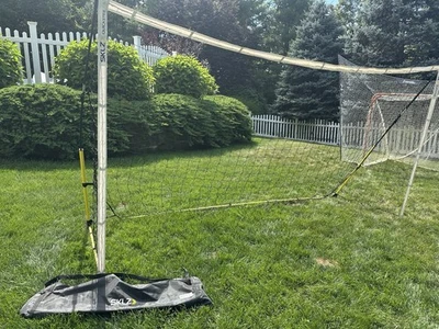 SKLZ Quickster Soccer Goal 12’x6’ Portable Training Net with Carry Bag - Imagem 1 de 4