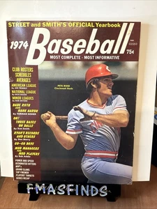 C2 1974 PETE ROSE REDS Street & Smith’s Baseball Magazine - Picture 1 of 1