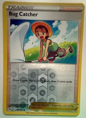 Bug Catcher 226/264 Swsh08: Fusion Strike Reverse Holo 2021 - Image 1 of 2