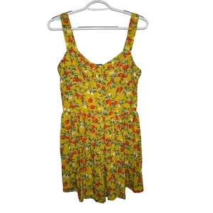 Wild Fable gelber Fruchtdruck Strampler Damen Medium Sommer ätherischer Urlaub - Bild 1 von 10