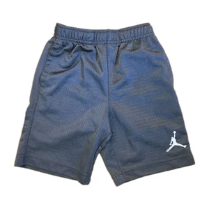 Nike Jordan Jumpman Shorts Grey Mesh Pockets Kids Little Boys Sz 4 Basketball - Picture 1 of 5