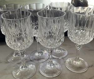 Cristal D'Arques Longchamp Set of 6 Cordial Glasses 5.3/4 Oz Lead. - Picture 1 of 13