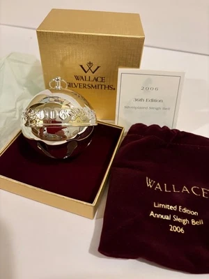 WALLACE 2006 ANNUAL SLEIGH BELL NIB - Image 1 of 4