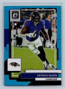 2022 Donruss Optic Aqua Patrick Queen /299 #17 Baltimore Ravens - Picture 1 of 2