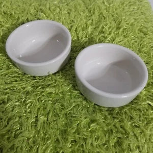 Set Of 2 Diversified Salsa Dishes Stackable Fully Vitrified Oven Microwave Safe - Picture 1 of 6
