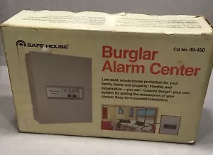 Vintage Safe House Radio Shack Burglar Alarm Center 49-450A New Open Box NOS - Picture 1 of 5