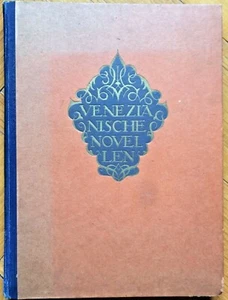 Franz Freiherr von Gaudy: NOVELAS VENECIANAS - hermoso libro Art Nouveau - Imagen 1 de 11