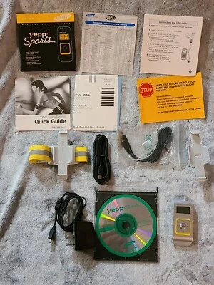 Reproductor MP3 de audio digital Samsung Yepp YP-60, accesorios software - para piezas Foto 1 de 4