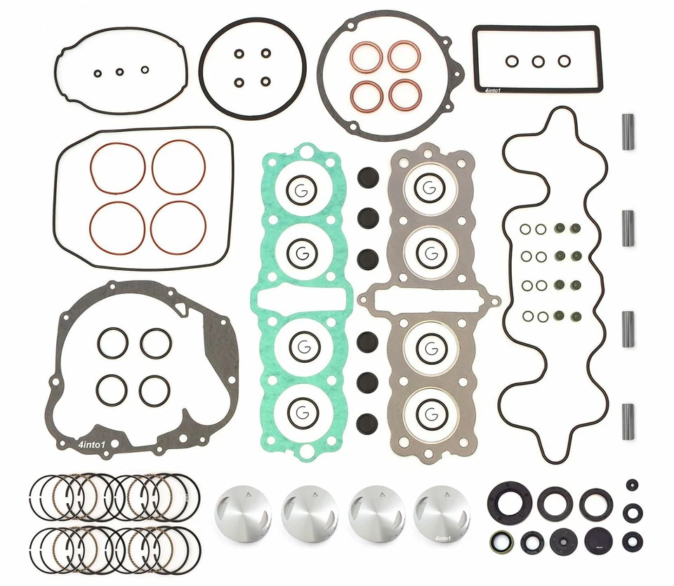 Kit de reconstrucción de motor con pistones estándar Honda CB500 K0 K1 K2 1971 1972 1973 Foto 1 de 1