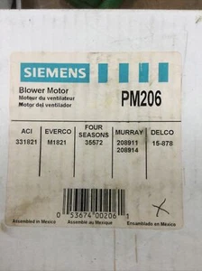 Siemens Blower Motor Pm206 - Bild 1 von 3