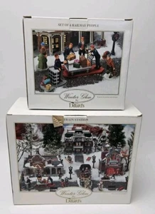 Lemax Winter Glen by Dillard's Christmas Village Train Station & Railway People - Picture 1 of 11