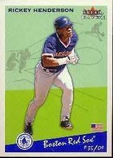 2002 Fleer Tradition Update Baseball #U105 Rickey Henderson